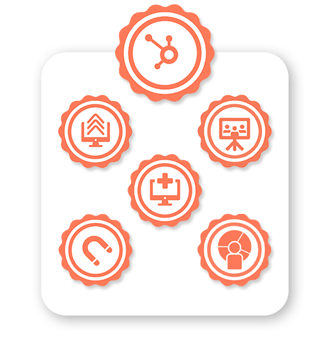 hubspot logo and other icons