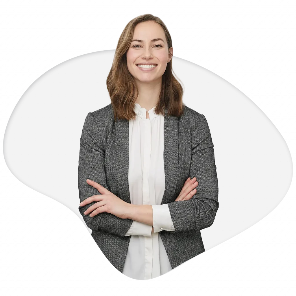 woman smiling